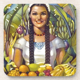 Dessous-de-verre Vintage Mexique Travel Tourisme Publicité