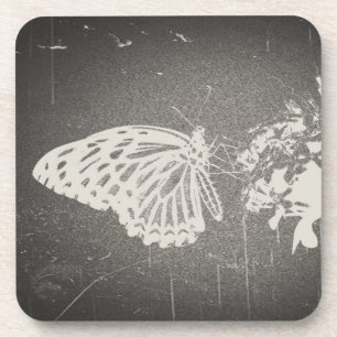 Dessous de verre vintages de papillon