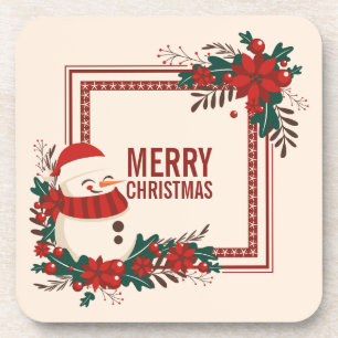 Dessous de verre vintages des vacances de Noël
