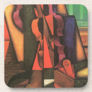 Dessous-de-verre Violon et guitare de Juan Gris, Cubisme Vintage Ar