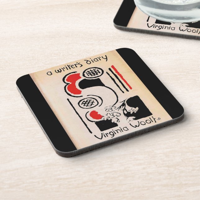 Dessous-de-verre Virginia Woolf Vanessa Bell Couverture d'un journa (Côté gauche)