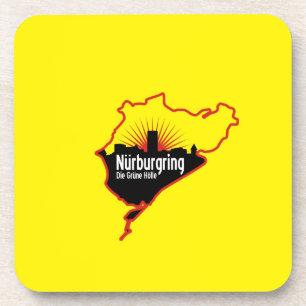 Dessous-de-verre Voie de course de Nurburgring Nordschleife,