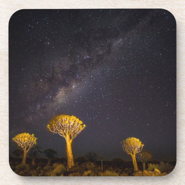 Dessous-de-verre Voie lactée Quiver Tree | Keetmanshoop Namibie (Devant)