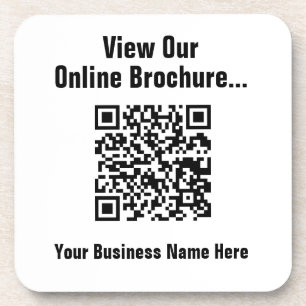 Dessous-de-verre Voir la brochure en ligne via QR Code