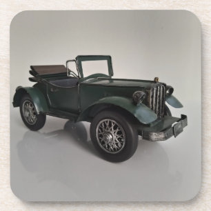 Dessous-de-verre voiture rétro convertible à l'ancienne