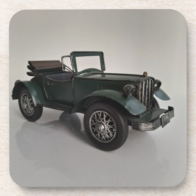 Dessous-de-verre voiture rétro convertible à l'ancienne (Devant)
