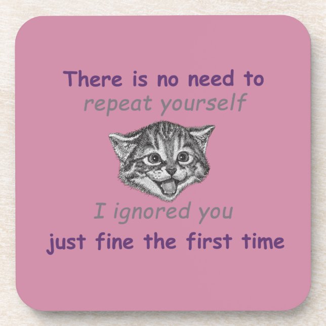 Dessous-de-verre Vous Ignorer (Devant)