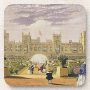 Dessous-de-verre Vue orientale du château et du jardin, Windsor Ca