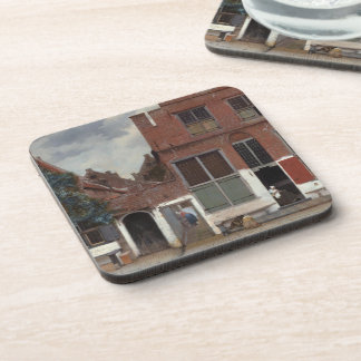 Dessous-de-verre Vue sur les maisons de Delft The Little Street