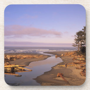 Dessous-de-verre WA, parc national Olympique, Kalaloch Beach et Kal