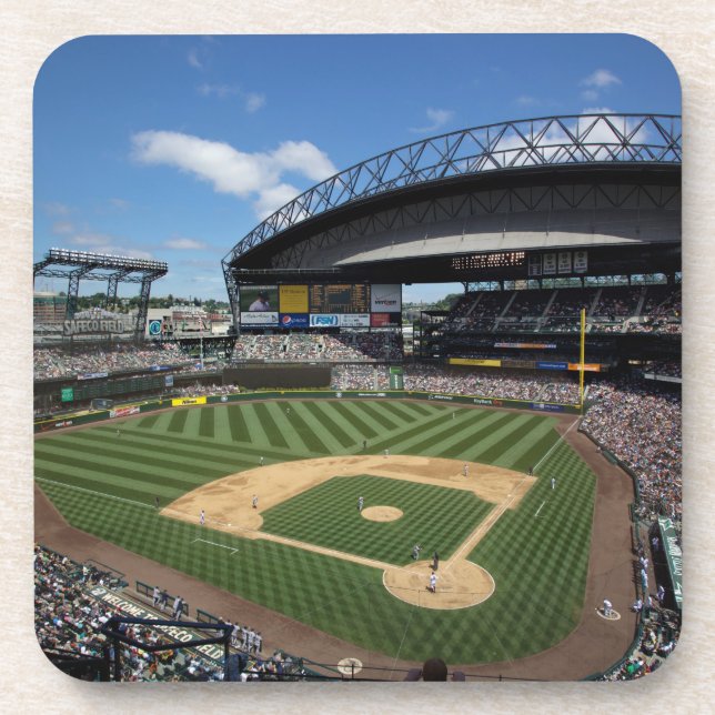 Dessous-de-verre WA, Seattle, Safeco Field, base-ball des Mariners (Devant)