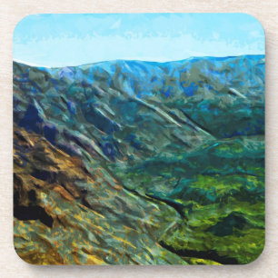 Dessous-de-verre Waimea Canyon 11 Abstrait Impressionist.jpg
