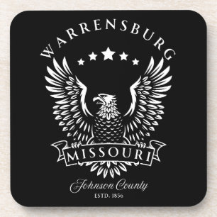 Dessous-de-verre Warrensburg Johnson County Missouri Aigle Vintage