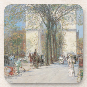Dessous-de-verre Washington Arch, Spring de Frederick Childe Hassam