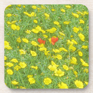 Dessous-de-verre Watercolor poppies