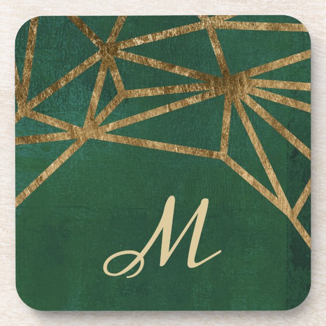 Dessous-de-verre Web Gold et Green Jungle (Devant)