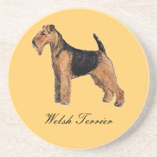 Dessous de verre Welsh Terrier Sandstone