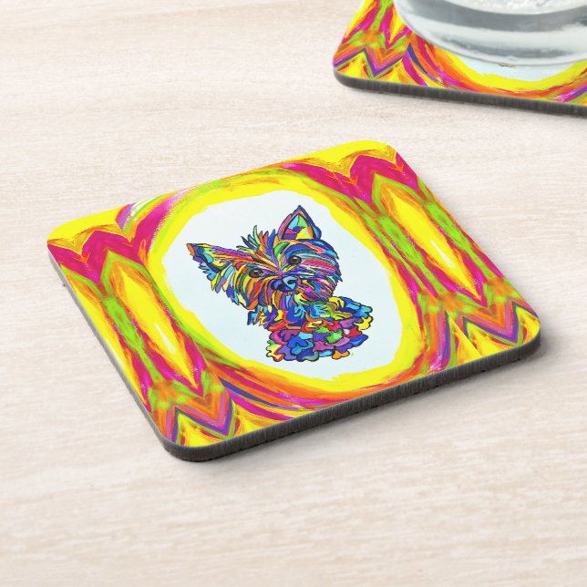 Dessous de verre Westie (Côté gauche)