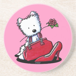 Dessous de verre Westie Bits O'Heaven