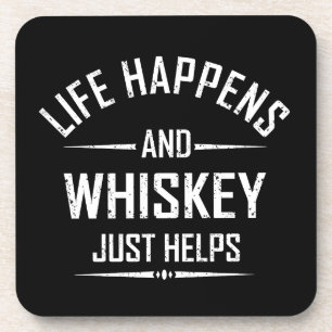 Dessous-de-verre Whiskey aide les citations amusantes boire des par