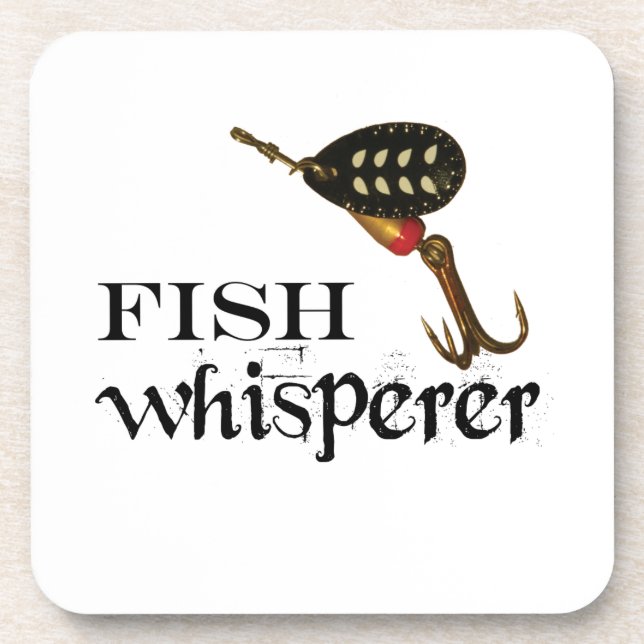 Dessous-de-verre Whisperer De Poisson Avec Lure (Devant)