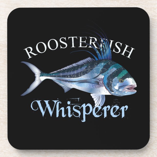 Dessous-de-verre Whisperer de rôti de poisson foncé (Devant)