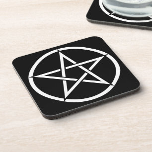 Dessous-de-verre Wiccan et Magick Pentagram Pentacle - M1