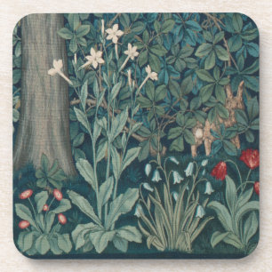 Dessous-de-verre William Morris Forêt Fleur sauvage Tapisserie