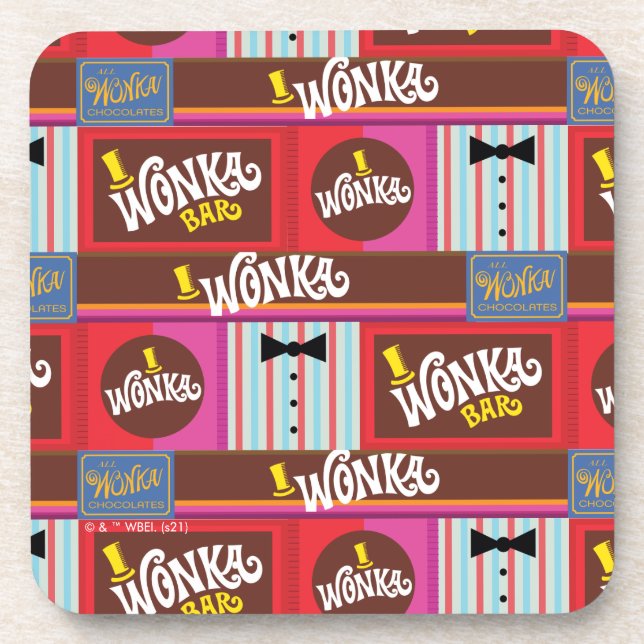 Dessous-de-verre Willy Wonka Motif (Devant)
