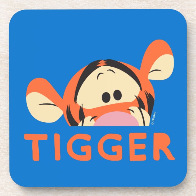 Dessous-de-verre Winnie l'Ooh | Tigre Peek-a-Boo (Devant)