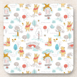 Dessous-de-verre Winnie l'Ourson Dans le bois des Cent Acres