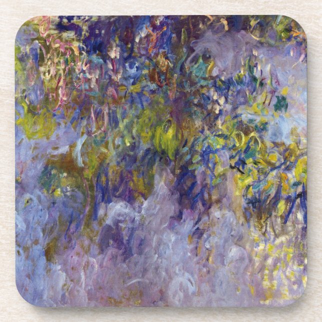 Dessous-de-verre Wisteria (moitié gauche) de Claude Monet (Devant)