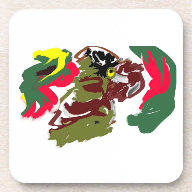 Dessous-de-verre Wolf automne sauvage maintenant (Devant)