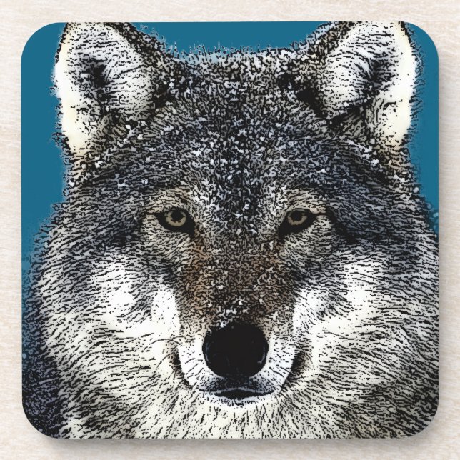 Dessous-de-verre Wolf Eyes (Devant)