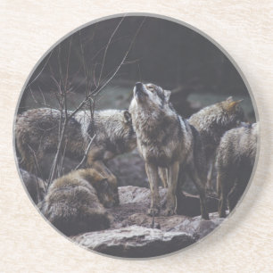 Dessous de verre Wolf Pack