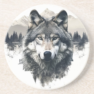 Dessous de verre Wolf Sandstone