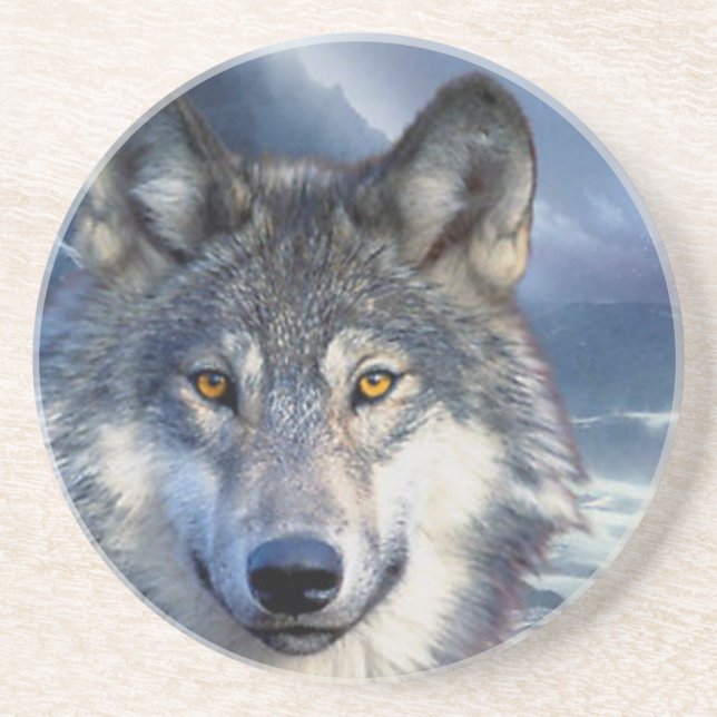 Dessous de verre Wolf Sandstone (Devant)