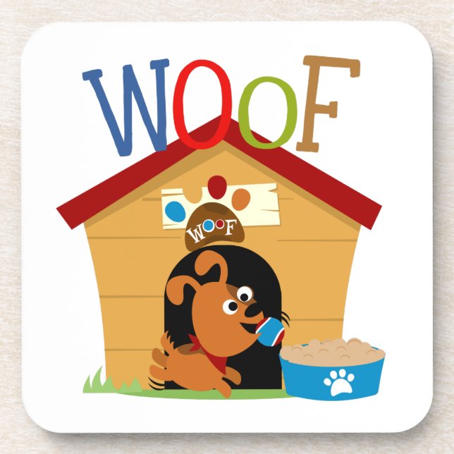 Dessous-de-verre Woof Dog (Devant)