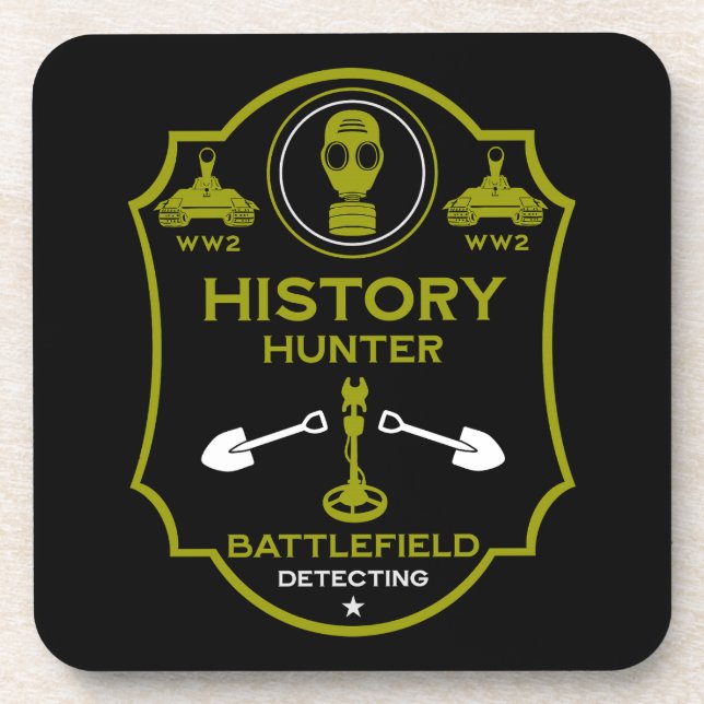 Dessous-de-verre WW2 Trench Battlefield Metal Detectorist (Devant)