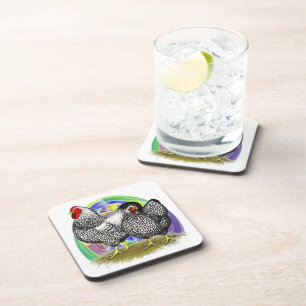 Dessous-de-verre Wyandotte : paire d'oeufs de Pâques