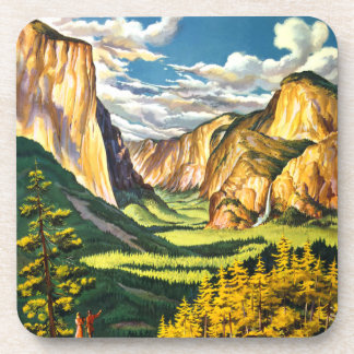 Dessous-de-verre Yosemite National Park California Travel Art