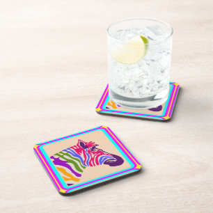 Dessous-de-verre Zebra Beverage Coaster