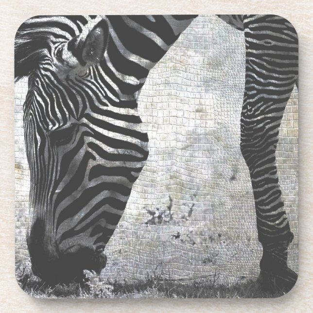 Dessous-de-verre Zebra Crackle (Devant)