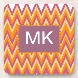 Dessous-de-verre Zigzag tribal aztèque