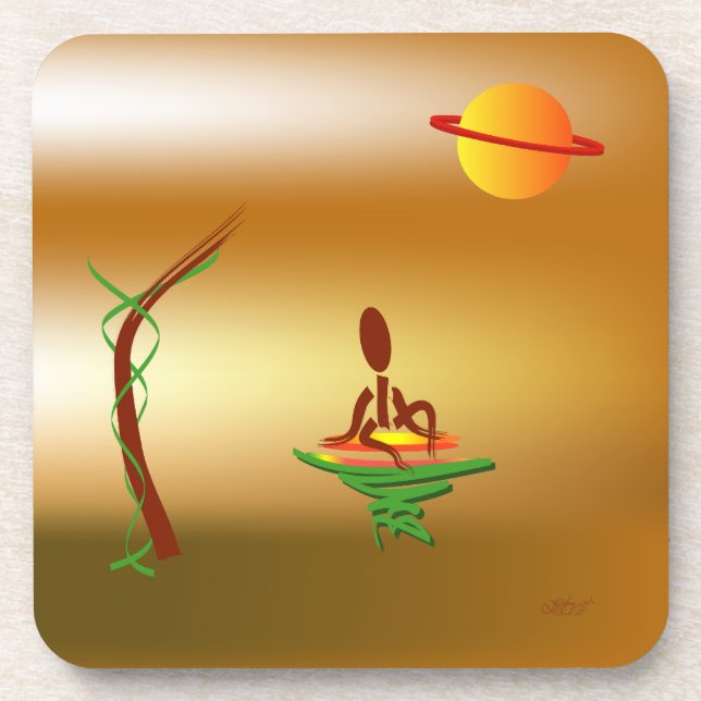 Dessous-de-verre Zinglees ~ Attente (Devant)