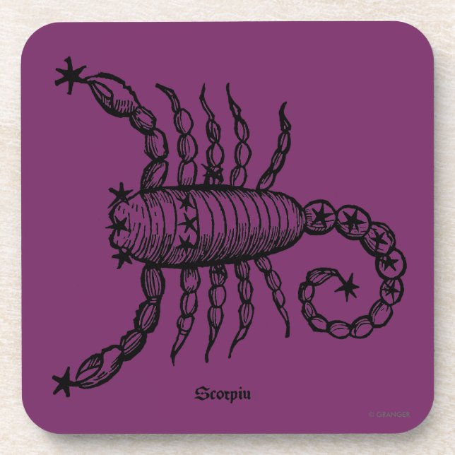 Dessous-de-verre Zodiaque : Scorpion, 1482 (Devant)