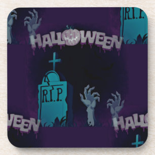 Dessous-de-verre zombie halloween