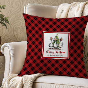 Dessus de coussin décoratif de dessin animé Joyeux
