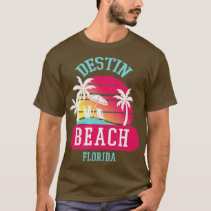 Destin Beach Florida Retro Sunset Men Women Kid No T-Shirt