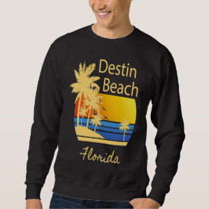 Destin Beach Florida Souvenir Graphic Sweatshirt